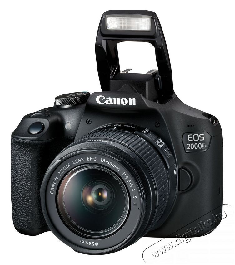CANON EOS 2000D + EF-S 18-55mm f/3,5-5,6 IS II kit Fényképezőgép / kamera - DSLR tükörreflexes fényképezőgép - 337740