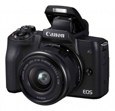 CANON EOS M50 + EF-M 15-45mm f/3.5-6.3 IS STM Kit Fényképezőgép / kamera - MILC cserélhető objektíves kompakt fényképezőgép - 337748
