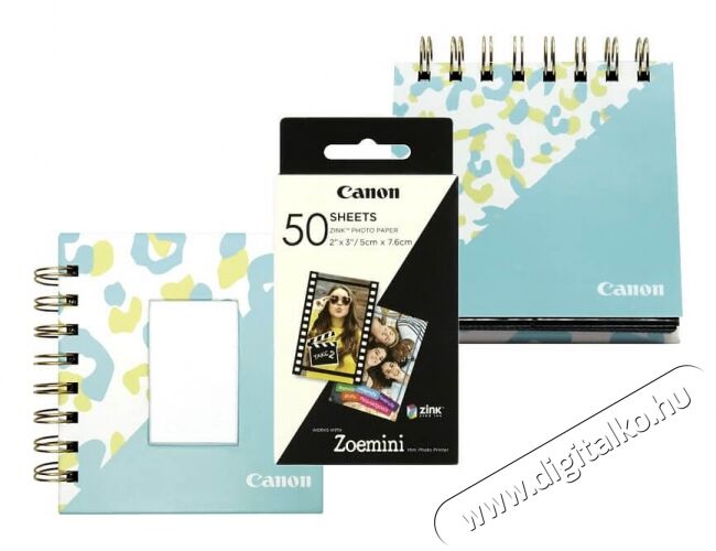 CANON ZP-2030 Zink Paper 50 lap + album + kitámasztós album Háztartás / Otthon / Kültér - Lakásfelszerelés - Fotóalbum - 354308
