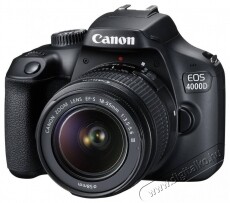 CANON EOS 4000D + EF-S 18-55mm f/3.5-5.6 DC III + CB-SB130 táska + 16GB SD kártya kit Fényképezőgép / kamera - DSLR tükörreflexes fényképezőgép - 345091