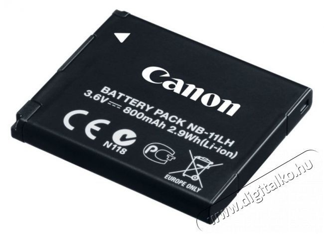 CANON NB-11LH Li-ion akkumulátor (800mAh) Akkuk és töltők - Li-ion akkumulátor és töltő (gyári) - Akku - 278469