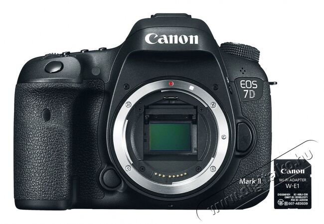 CANON EOS 7D Mark II Váz + W-E1 Wi-Fi adapter  Fényképezőgép / kamera - DSLR tükörreflexes fényképezőgép - 345136