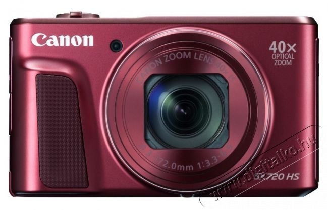 CANON PowerShot SX720 HS - piros Fényképezőgép / kamera - Ultrazoom fényképezőgép - Kompakt méretű - 303528