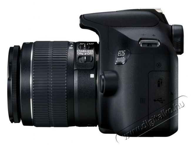 CANON EOS 2000D + EF-S 18-55mm f/3,5-5,6 IS II kit Fényképezőgép / kamera - DSLR tükörreflexes fényképezőgép - 337740