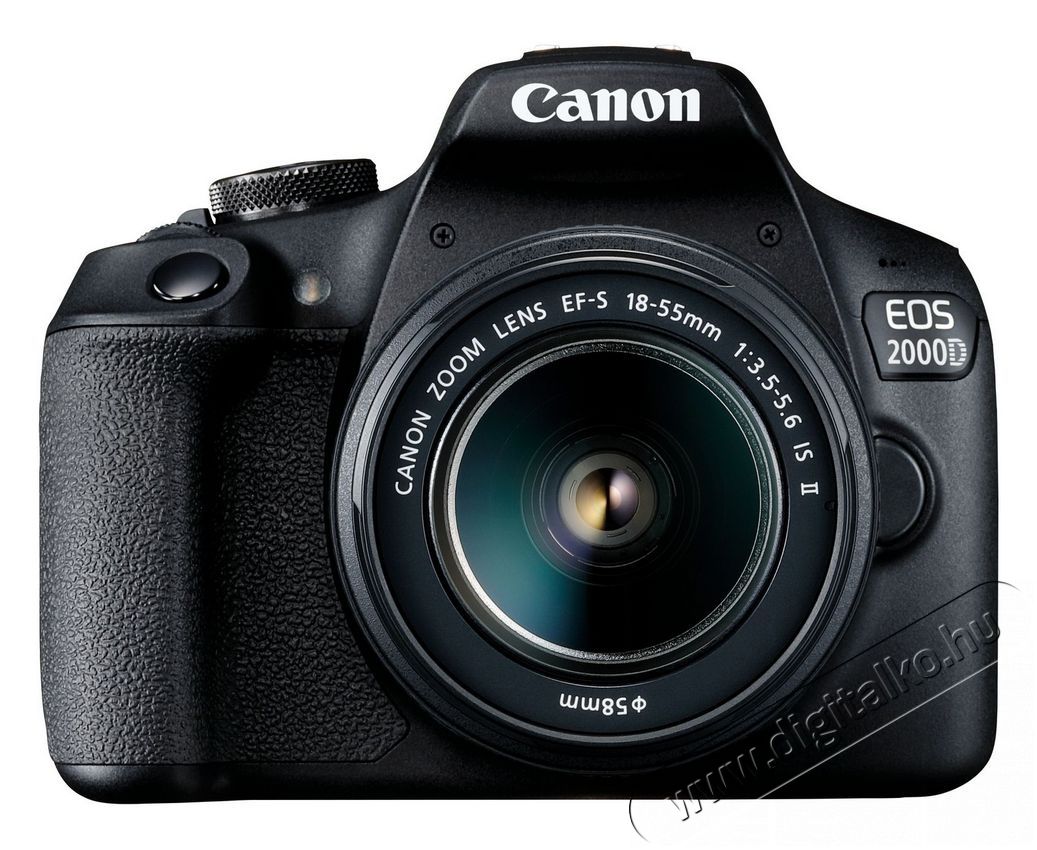 CANON EOS 2000D + EF-S 18-55mm f/3,5-5,6 IS II kit Fényképezőgép / kamera - DSLR tükörreflexes fényképezőgép - 337740