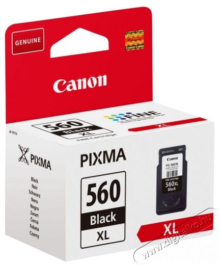 CANON PG-560XL Bk fekete tintapatron Iroda és számítástechnika - Nyomtató - Kiegészítő - 368805