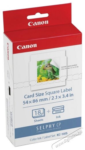 CANON KC-18IS matrica Fotó-Videó kiegészítők - Kisméretű fotónyomtató - Fotópapír - 315098
