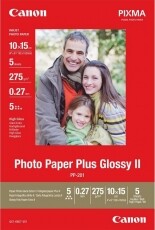 CANON PP-201 5/10X15 275g GLOSSY Fotó-Videó kiegészítők - Kisméretű fotónyomtató - Fotópapír - 328026