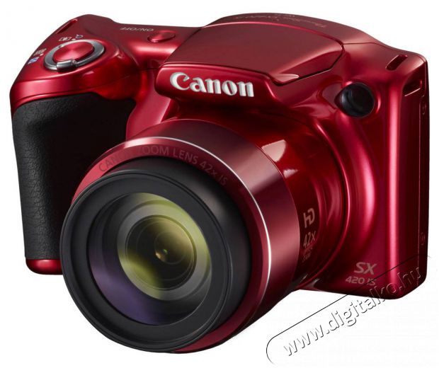 CANON PowerShot SX420 HS - piros Fényképezőgép / kamera - Ultrazoom fényképezőgép - Közepes méretű - 296744