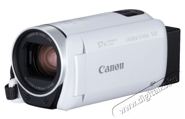 CANON LEGRIA HF R806 digitális videokamera - fehér Fényképezőgép / kamera - Memóriakártyás videokamera - Kompakt - 313683