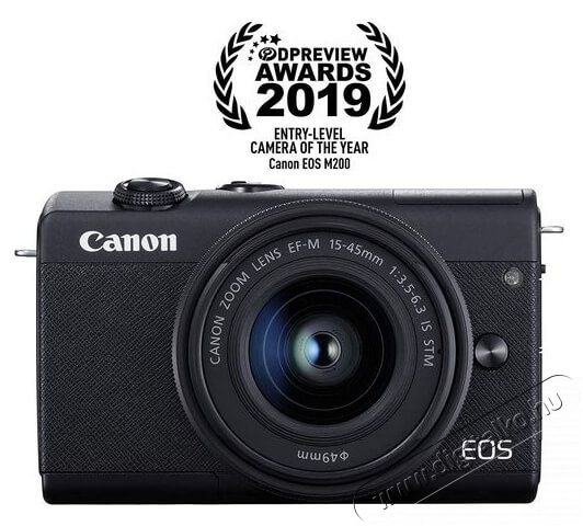 CANON EOS M200 + EF-M 15-45mm IS STM F&eacute;nyk&eacute;pezőg&eacute;p / kamera - MILC cser&eacute;lhető objekt&iacute;ves kompakt f&eacute;nyk&eacute;pezőg&eacute;p - 371550