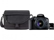 CANON EOS 2000D DSLR fényképezőgép + EF-S 18-55mm f/3.5-5.6 DC III + SB130 táska + 16GB SD kártya (2728C054) Fényképezőgép / kamera - DSLR tükörreflexes fényképezőgép - 374221