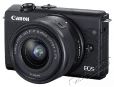 CANON EOS M200 + 15-45mm f&eacute;nyk&eacute;pezőg&eacute;p - fekete F&eacute;nyk&eacute;pezőg&eacute;p / kamera - MILC cser&eacute;lhető objekt&iacute;ves kompakt f&eacute;nyk&eacute;pezőg&eacute;p - 375726