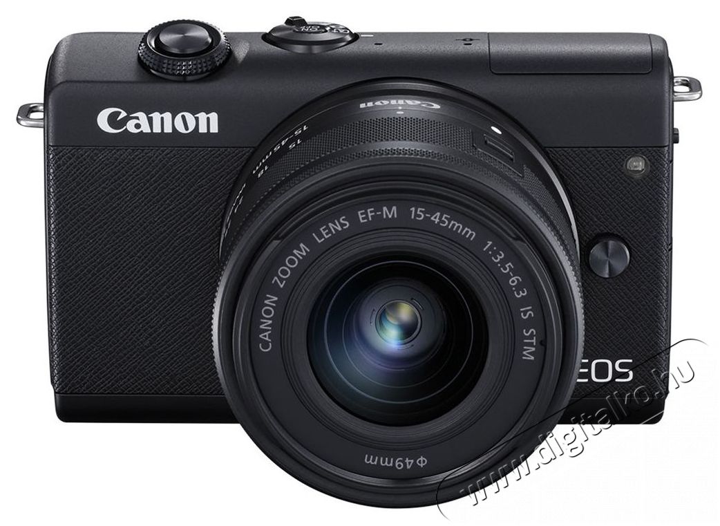 CANON EOS M200 + 15-45mm f&eacute;nyk&eacute;pezőg&eacute;p - fekete F&eacute;nyk&eacute;pezőg&eacute;p / kamera - MILC cser&eacute;lhető objekt&iacute;ves kompakt f&eacute;nyk&eacute;pezőg&eacute;p - 375726