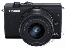 CANON EOS M200 + 15-45mm f&eacute;nyk&eacute;pezőg&eacute;p - fekete F&eacute;nyk&eacute;pezőg&eacute;p / kamera - MILC cser&eacute;lhető objekt&iacute;ves kompakt f&eacute;nyk&eacute;pezőg&eacute;p - 375726