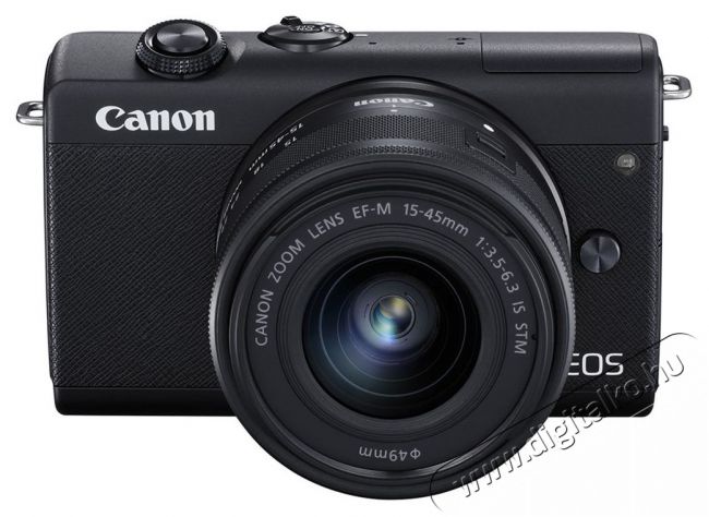 CANON EOS M200 + 15-45mm f&eacute;nyk&eacute;pezőg&eacute;p - fekete F&eacute;nyk&eacute;pezőg&eacute;p / kamera - MILC cser&eacute;lhető objekt&iacute;ves kompakt f&eacute;nyk&eacute;pezőg&eacute;p - 375726