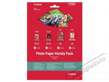 CANON VP-101 Variety pack fotópapír Fotó-Videó kiegészítők - Kisméretű fotónyomtató - Fotópapír - 376968