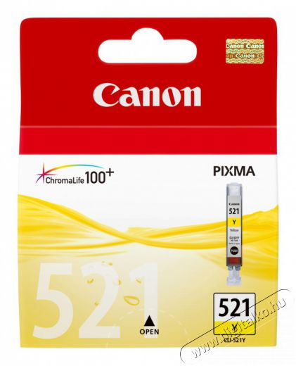 CANON CLI-521Y Sárga tintapatron Iroda és számítástechnika - Nyomtató - Kiegészítő - 385144