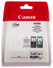 CANON PG-560Bk Fekete + CL-561 színes Multipack tintapatron Iroda és számítástechnika - Nyomtató - Kiegészítő - 396683