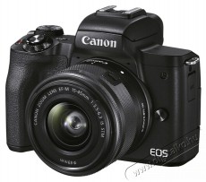 CANON EOS M50 MKII Fekete M15-45S+SB130+16GB EU26 kit (4728C056) F&eacute;nyk&eacute;pezőg&eacute;p / kamera - MILC cser&eacute;lhető objekt&iacute;ves kompakt f&eacute;nyk&eacute;pezőg&eacute;p - 400087
