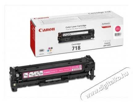 CANON CRG-718M magenta toner Iroda és számítástechnika - 0Adattároló / merevlemez - Kiegészítő - 407141