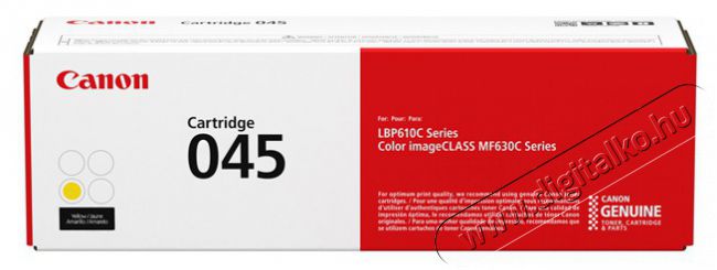 CANON CRG045 sárga toner Iroda és számítástechnika - Nyomtató - Kiegészítő - 467067
