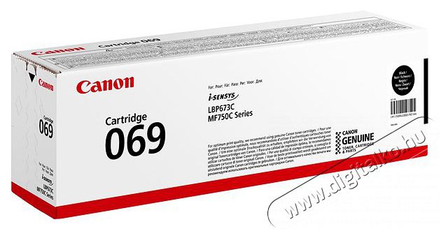 CANON CRG069 fekete toner Iroda és számítástechnika - Nyomtató - Kiegészítő - 467060