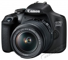 CANON EOS 2000D DSLR fényképezőgép kit (18-55mm IS II objektívvel) + Canon táska + 16GB SD Fényképezőgép / kamera - DSLR tükörreflexes fényképezőgép - 493790