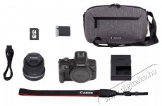CANON EOS R100 MILC fényképezőgép+RF-S 18-45mm IS STM objektív+SB130 táska+64 GB SD kártya (6052C072AA) Fényképezőgép / kamera - MILC cserélhető objektíves kompakt fényképezőgép - 500790