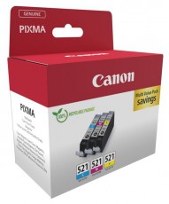 CANON patron CLI-521 Multipack 3 szín Iroda és számítástechnika - Nyomtató - Kiegészítő - 507405