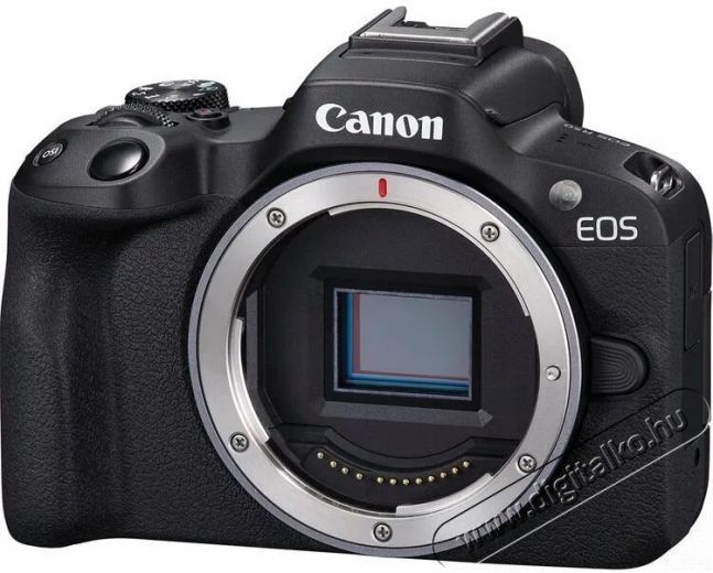 CANON EOS R50 váz, fekete Fényképezőgép / kamera - MILC cserélhető objektíves kompakt fényképezőgép - 520095