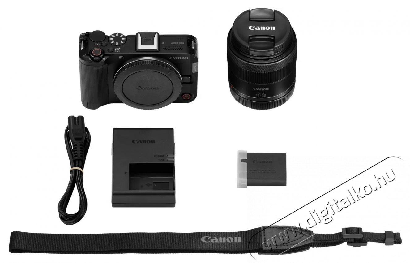 CANON EOS R50 V + RF-S 14-30 mm f/4-6,3 IS STM F&eacute;nyk&eacute;pezőg&eacute;p / kamera - MILC cser&eacute;lhető objekt&iacute;ves kompakt f&eacute;nyk&eacute;pezőg&eacute;p - 531236