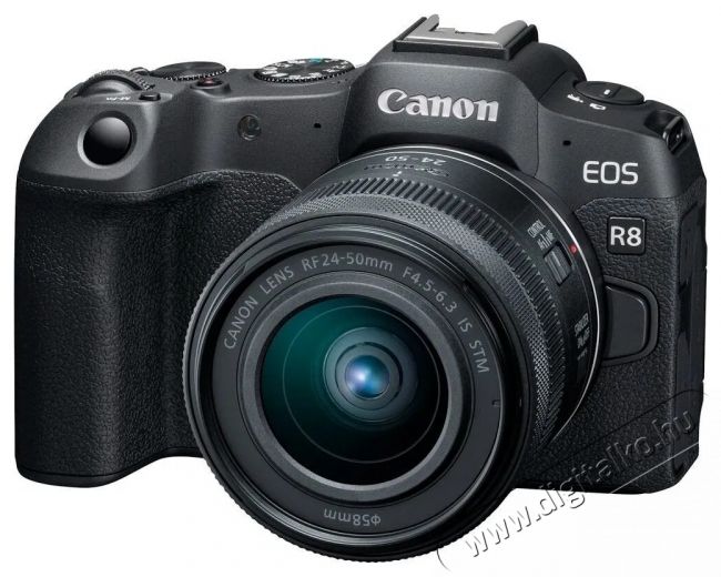 CANON EOS R8 + RF 24-50mm f/4.5-6.3 IS STM F&eacute;nyk&eacute;pezőg&eacute;p / kamera - MILC cser&eacute;lhető objekt&iacute;ves kompakt f&eacute;nyk&eacute;pezőg&eacute;p - 531245