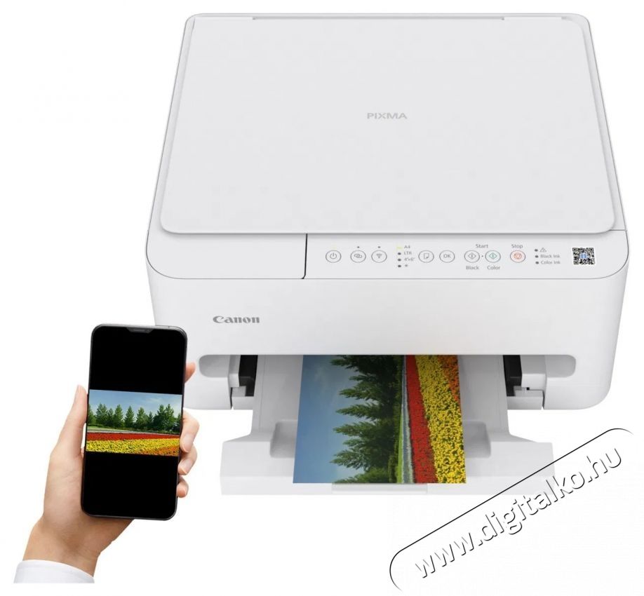 CANON PIXMA TS4150i multifunkci&oacute;s tintasugaras sz&iacute;nes nyomtat&oacute;, A4, 14 ppm, Wi-Fi, Feh&eacute;r Iroda &eacute;s sz&aacute;m&iacute;t&aacute;stechnika - Nyomtat&oacute; - Multifunkci&oacute;s (tintasugaras) - 532477