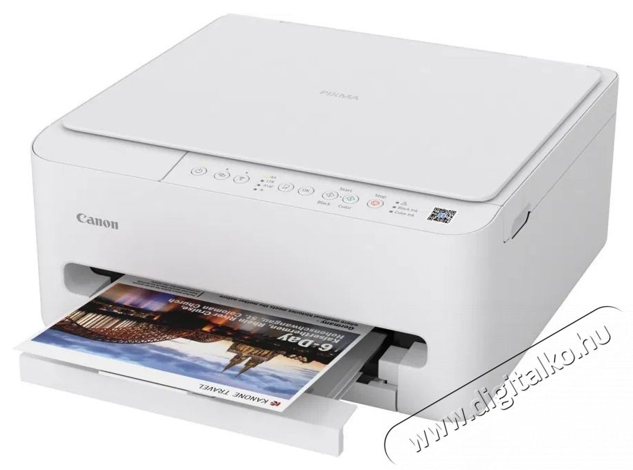 CANON PIXMA TS4150i multifunkci&oacute;s tintasugaras sz&iacute;nes nyomtat&oacute;, A4, 14 ppm, Wi-Fi, Feh&eacute;r Iroda &eacute;s sz&aacute;m&iacute;t&aacute;stechnika - Nyomtat&oacute; - Multifunkci&oacute;s (tintasugaras) - 532477
