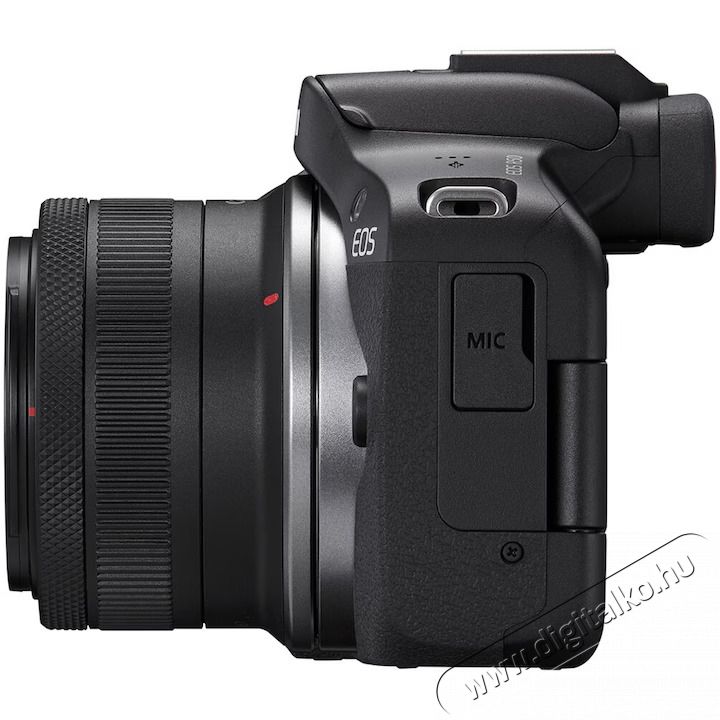 CANON EOS R50 t&uuml;k&ouml;r n&eacute;lk&uuml;li kamera, 24.2 MP, 4K + 18-45 mm objekt&iacute;v, Fekete (5811C033AA) F&eacute;nyk&eacute;pezőg&eacute;p / kamera - MILC cser&eacute;lhető objekt&iacute;ves kompakt f&eacute;nyk&eacute;pezőg&eacute;p - 534772