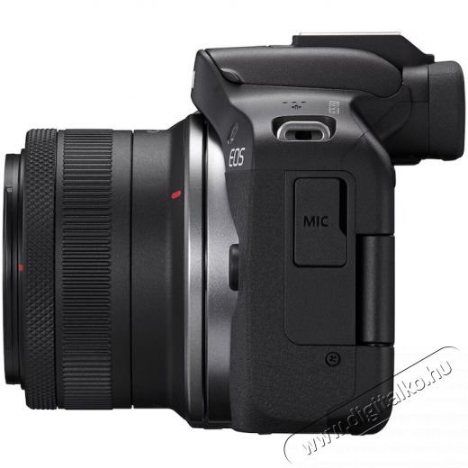 CANON EOS R50 t&uuml;k&ouml;r n&eacute;lk&uuml;li kamera, 24.2 MP, 4K + 18-45 mm objekt&iacute;v, Fekete (5811C033AA) F&eacute;nyk&eacute;pezőg&eacute;p / kamera - MILC cser&eacute;lhető objekt&iacute;ves kompakt f&eacute;nyk&eacute;pezőg&eacute;p - 534772