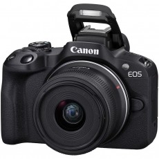 CANON EOS R50 t&uuml;k&ouml;r n&eacute;lk&uuml;li kamera, 24.2 MP, 4K + 18-45 mm objekt&iacute;v, Fekete (5811C033AA) F&eacute;nyk&eacute;pezőg&eacute;p / kamera - MILC cser&eacute;lhető objekt&iacute;ves kompakt f&eacute;nyk&eacute;pezőg&eacute;p - 534772