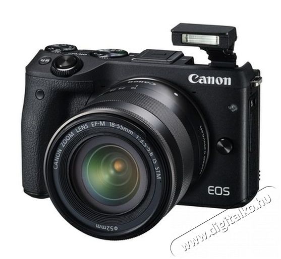 CANON EOS M3 + 18-55mm IS STM Premium kit (EH27-CJ tok + EM-E2 nyakpánt + 16GB SD kártya) Fényképezőgép / kamera - MILC cserélhető objektíves kompakt fényképezőgép - 285026