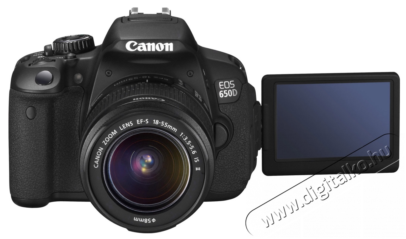 CANON EOS 650d + 18-55mm IS II + 55-250mm IS II Kit F&eacute;nyk&eacute;pezőg&eacute;p / kamera - DSLR t&uuml;k&ouml;rreflexes f&eacute;nyk&eacute;pezőg&eacute;p - 256007