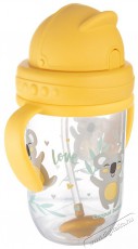 Canpol Babies csepegésmentes ivópohár súllyal ellátott szívószállal Exotic Animals 270 ml, sárga Szépségápolás / Egészség - Baba mama termék - Cumisüveg / cumi / etetés kiegészítő - 527104