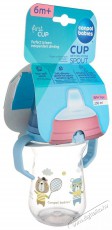 Canpol Babies FirstCup Bonjour Paris Pohár szilikon itatóval 250 ml, kék Szépségápolás / Egészség - Baba mama termék - Cumisüveg / cumi / etetés kiegészítő - 527106