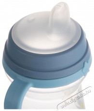 Canpol Babies FirstCup Bonjour Paris Pohár szilikon itatóval 250 ml, kék Szépségápolás / Egészség - Baba mama termék - Cumisüveg / cumi / etetés kiegészítő - 527106