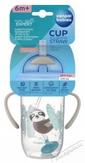 Canpol Babies Kiömlésmentes szívószálas pohár nehezékkel Exotic Animals 270 ml, szürke Szépségápolás / Egészség - Baba mama termék - Cumisüveg / cumi / etetés kiegészítő - 527105