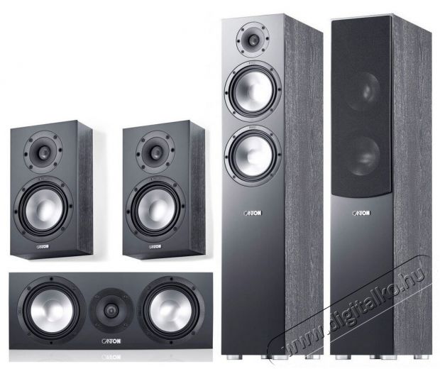Canton GLE 476.2 + 416.2 + 456.2 hangfalszett - fekete Audio-Video / Hifi / Multimédia - Hangfal - Hangfalszett - Hangfalszett - 326958