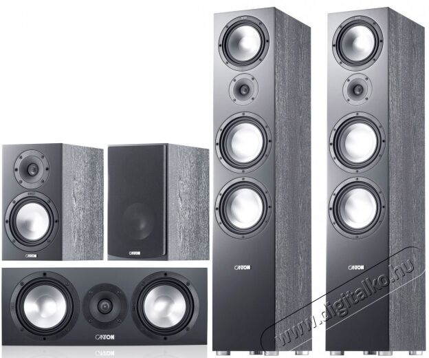 Canton GLE 496.2 + 426.2 + 456.2 hangfalszett - fekete Audio-Video / Hifi / Multimédia - Hangfal - Hangfalszett - Hangfalszett - 326949