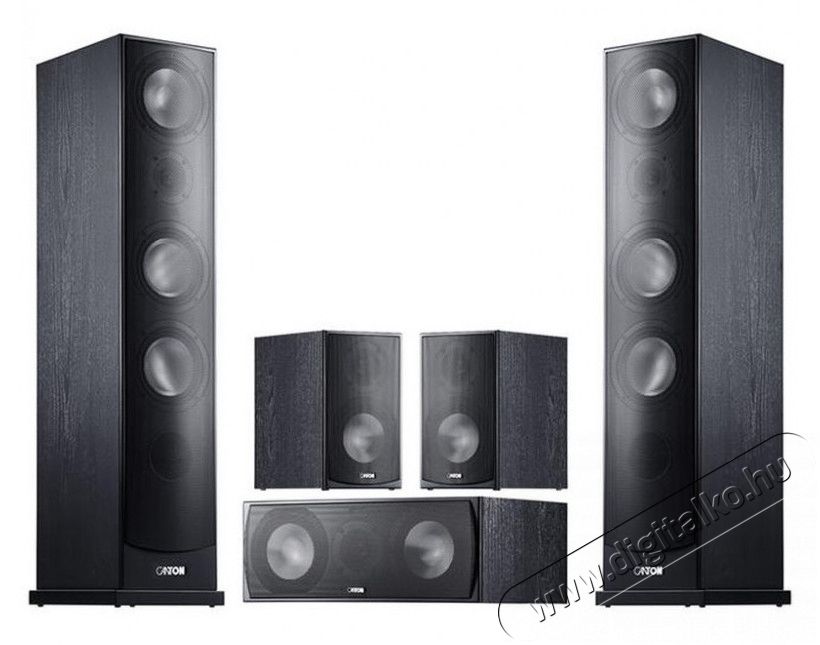 Canton GLS 9 (GLS9 + GLS2 + GLS5) 5.0 hangfalszett - fekete Audio-Video / Hifi / Multimédia - Hangfal - Hangfalszett - Hangfalszett - 302916