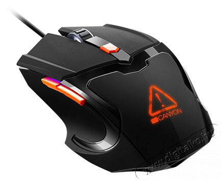 Canyon Vezet&eacute;kes Eg&eacute;r Gaming, Vigil, Optikai, 6 programozhat&oacute; gomb, RGB vil&aacute;g&iacute;t&aacute;s, 3000dpi - CND-SGM02RGB Iroda &eacute;s sz&aacute;m&iacute;t&aacute;stechnika - Eg&eacute;r - Vezet&eacute;kes eg&eacute;r - 483669