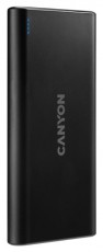 Canyon PB-108 10000mAh LiPo (Lightning bemenet) fekete power bank Mobil / Kommunikáció / Smart - Powerbank / Külső akkumulátor és töltő - 496686