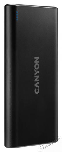 Canyon PB-108 10000mAh LiPo (Lightning bemenet) fekete power bank Mobil / Kommunikáció / Smart - Powerbank / Külső akkumulátor és töltő - 496686